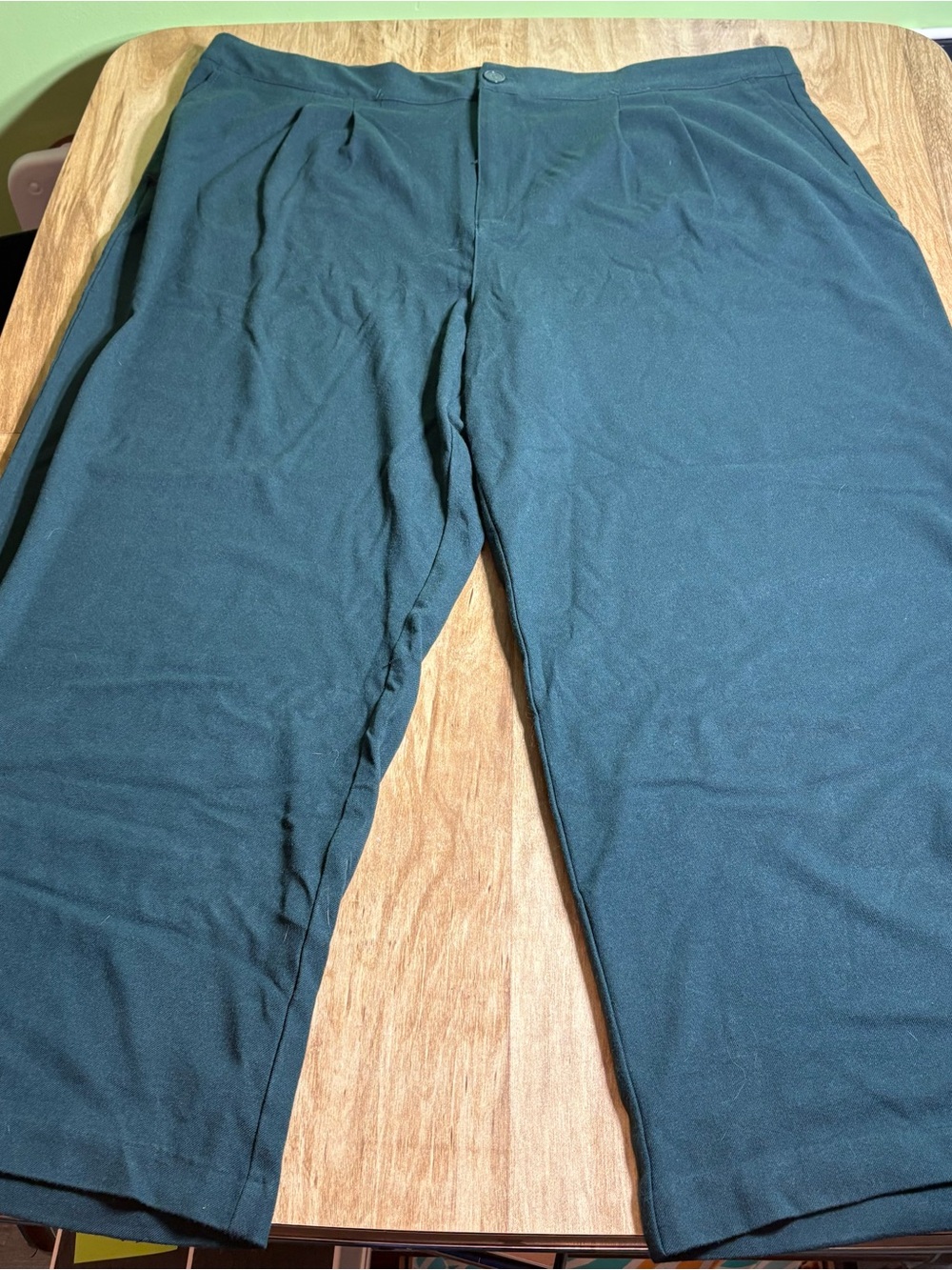 Torrid Aqua Stretch Lined High Rise Pants Trousers Womens Size 24R 48x30